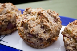 Savory Onion & Apple Muffins